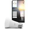 Philips Hue LED A60 (Confezione da 1), Lampadine smart con luce bianca calda E27, Luci smart da 8,1 W e 1.100 lumen, Lampadine intelligenti compatibili con Alexa, Google Assistant e Apple Home