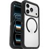 OtterBox Defender Series Pro XT Clear MagSafe cover per iPhone 17 Pro, resistente a shock e cadute, cover ultra robusta, testata 7x vs le norme anti caduta MIL-STD 810G, Trasparente/Nero