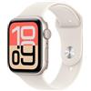 Apple Watch SE 3 GPS, Cassa 44 mm in alluminio galassia con Cinturino Sport galassia - S/M