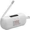 JBL Tuner 3, Radio Bluetooth Portatile, DAB/DAB+/FM, 6 Preimpostazioni, Fino a 15 H di Riproduzione, Impermeabile e Antipolvere IP68, Multi-Speaker Auracast, Compatibile con App JBL Portable, Bianca