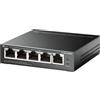 TP-Link TL-SG105MPE Switch PoE+ Gestito Gigabit Ethernet, 5 Porte Gigabit, 4 PoE+, VLAN, QoS, Easy Smart, 30W per Porta PoE, 120W su Tutte le Porte, 802.3af/at, Adatto per Casa, Ufficio, Plug&Play