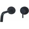 Paffoni Miscelatore da incasso Lavabo serie Light con bocca da 175 mm colore nero opaco LIG006NO70