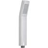 Damast Doccetta mono getto Doccia serie Ambra in ABS rettangolare 42x18 mm anticalcare colore cromato cod. 11359