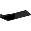 Damast Soffione a muro Doccia serie Antares 2 in Inox super-mirror rettangolare 500x220 mm 2 getto colore nero opaco cod. 18524