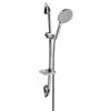 Damast Saliscendi Doccia serie Cascade 2.0 asta inox curva + doccetta ABS + portasapone + flessibile colore cromato cod. 14446