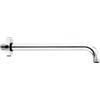 Bossini Braccio soffione Doccia a muro tondo Ø 21 mm lunghezza 250 mm in ottone con rosone colore cromato