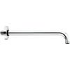 Bossini Braccio soffione Doccia a muro tondo Ø 21 mm lunghezza 350 mm in ottone con rosone colore cromato