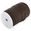 Auroris - rotolo da 100 m di cordoncino in cotone rotondo diametro 2 mm marrone