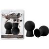 NMC Nippless Silicone Nipple Sucker Set Black 2pcs