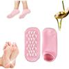 Fonyiunce Calzini Idratanti, Calzini in Silicone per Pedicure, Calzini Idratanti per Piedi, Calzini In Gel Idratante Morbidi Idratanti, per Piedi Secchi e Screpolati,Maschera Piedi Esfoliante