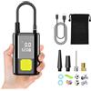 Ockwred 6000mAh Mini Compressore Aria Portatile Auto, 150PSI Gonfiatore Bici Elettrico con Schermo LCD Digitale e Torcia LED, Pompa Elettrica per Bicicletta, Auto, Moto, Monopattino, Palloni