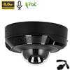 Ajax Telecamera IP dome 8Mp PoE Nero 4K - DomeCam Mini 76025 (4mm) D