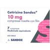 SANDOZ SpA Cetirizina sand*7cpr riv 10mg - - 037629019