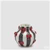 Enzo De Gasperi, EDG EDG ENZO DE GASPERI VASO FIOCCHI ANFORA H.13 D.15 C5 BIANCO E NERO