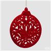 Enzo De Gasperi, EDG EDG ENZO DE GASPERI ADDOBBO MEDAGLIONE VELVET D.15 C5 VELLUTO ROSSO