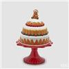 Enzo De Gasperi, EDG EDG ENZO DE GASPERI ALZATA CON CUPOLA TORTA H.31 D.23 C5 BIANCO E ROSSO
