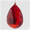 Enzo De Gasperi, EDG EDG ENZO DE GASPERI DECORO DIAMANTE GOCCIA DA APPENDERE H.23 L.16 L.10 C5 ROSSO