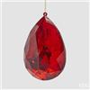 Enzo De Gasperi, EDG EDG ENZO DE GASPERI DECORO DIAMANTE GOCCIA DA APPENDERE H.19 L.12,5 L.7,5 C5 ROSSO