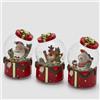 Enzo De Gasperi, EDG EDG ENZO DE GASPERI SFERA ACQUA BABBO RENNA UOMONEVE GIFT 3 ASS. H.15.5 D.10 CARILLON C5 VERDE E ROSSO