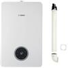 Junkers Bosch SCALDABAGNO SCALDINO JUNKERS BOSCH THERM 5600S 17 DV31 A GAS GPL CAMERA STAGNA 17 LITRI LOW NOX + KIT FUMI OMAGGIO