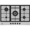 Beko HIAW75225SXE - Piano a Gas con PractiClean 4 Bruciatori + 1 Wok High Power 75 cm Inox