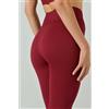 Risalti Leggings Sportivi Vita Alta a Costine in Microfibra Seamless, Linea Sara