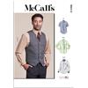 Mc Call MCCALLS M8415BB - Gilet foderato, da uomo, con fiocco, a farfalla, BB (XL-XXL-XXXL)