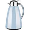 Emsa Campo F41304 - Caraffa termica da 1 l, chiusura a punta rapida, 100% ermetica, 12 ore, freddo, in acciaio inox di alta qualità, facile da pulire, colore: blu pastello