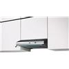 Faber Cappa Cucina Aspirante Sottopensile da Incasso Larghezza 90 cm con Frontalino in Vetro colore Inox (Corpo Nero) - 300.0557.493 TCH04 SS19A 741 TCH04