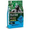 Monge Natural Superpremium BWild Grain Free per Cane Adult All Breeds con Acciughe, Patate e Piselli da 12 Kg