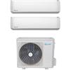 Clivet Climatizzatore Condizionatore Clivet Dual Split Inverter Cristallo 2 9000+9000 btu con MU2-Y 41M Wi-Fi Integrato 9+9