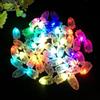 Nimomo Nimoa 1 Set/50 Pezzi Luci Palloncini LED, Mini Palloncino Luminoso a Decorative LED Impermeabili Decorazioni Feste Matrimonio con Lanterna di Carta (6 Colori Opzionali)(Colorato)