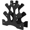 Gaeirt 3 Livelli Rack per Manubri dumbbell rack Telaio di Supporto Robusto da 20 kg, Design a Forma di Albero Risparmiatore di Spazio per Palestra Domestica Soportes para mancuernas