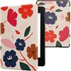 kwmobile Cover per Kindle Paperwhite Cover - Custodia per Kindle Paperwhite 6,8 Pollici 11 Generazione 2021 - Copertina eReader - eBook Reader Case - Fiori Colorati