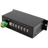 EXSYS HUB USB 2.0 a 7 porte da 15 KV con protezione da sovratensione ESD da 15 KV