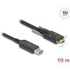 Delock Cavo ottico attivo USB 10 Gbps Tipo A maschio a Tipo C maschio da 10 m