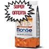 MONGE CANE CROCCHETTA ALL BREEDS PUPPY & JUNIOR ANATRA con RISO e PATATE 12 KG