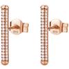 Rosato Orecchini LOBO ARGENTO PLACCATO ORO ROSA Donna Rosato