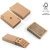 hi!dea™ Mazzo di carte in carta kraft certificata FSC™ FISCHER personalizzate o neutre