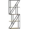 HOMCOM Libreria a 5 Livelli in Stile Industriale con Ripiani Aperti e Telaio in Acciaio 60x30x165 cm Rovere | Aosom Italy