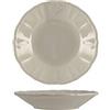H&H Celine Set 6 Piatti Fondi, Stoneware, Grigio, 21.5cm