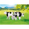 PLAYMOBIL 7892 - Mucche con vitello nero/bianco, confezione in plastica, senza scatola