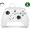 PowerA Controller cablato Xbox Series X|S - Bianco, gamepad, controller per videogiochi cablato, controller di gioco, funziona con Xbox One