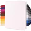 CelinaTex Lucina lenzuolo elasticizzato cotone 140x200-160x200 cm bianco neve