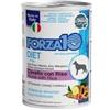 Generico Forza 10 Diet Umido Cane gusto CAVALLO con RISO, alimento completo monoproteico per cani adulti di tutte le taglie e razze | 6 scatolette da 400 grammi l'una.