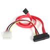 StarTech.com Cavo adattatore SAS 29 Pin a SATA con alimentazione LP4, 45 cm, Convertitore SFF 8482 a SATA (SAS729PW18)