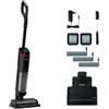 Polti WD40C Aspirapolvere a lavapavimenti 2 in 1 Batteria Secco e bagnato HEPA Senza sacchetto 450 W Nero, Rosso 4 Ah