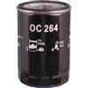 MAHLE Filtro olio Filtro ad avvitamento OC 264 Compatibilità con VW Golf IV Hatchback 1J1 GOLF VI 5K1 Golf V Hatchback 1K1 POLO 9N, AUDI A3 Sportback 8PA