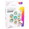 Gamegenic | Set di dadi per ruolo Summer Time | RPG Dice Set (7 pezzi) | Accessorio di gioco | Set di 7 dadi in resina di prima qualità