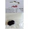 Occhi di Plastica Neri con Asola 15mm